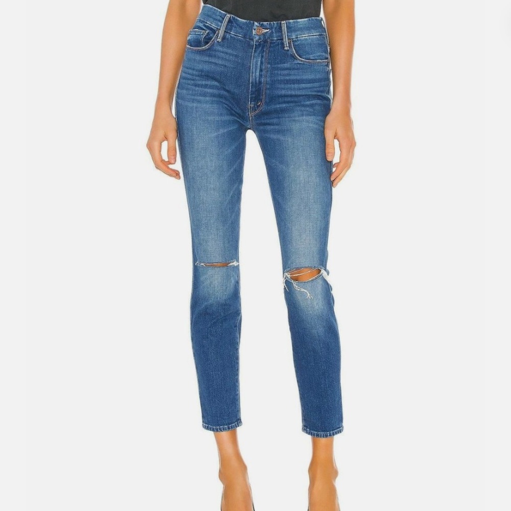 The MOTHER High Waisted Looker Ankle